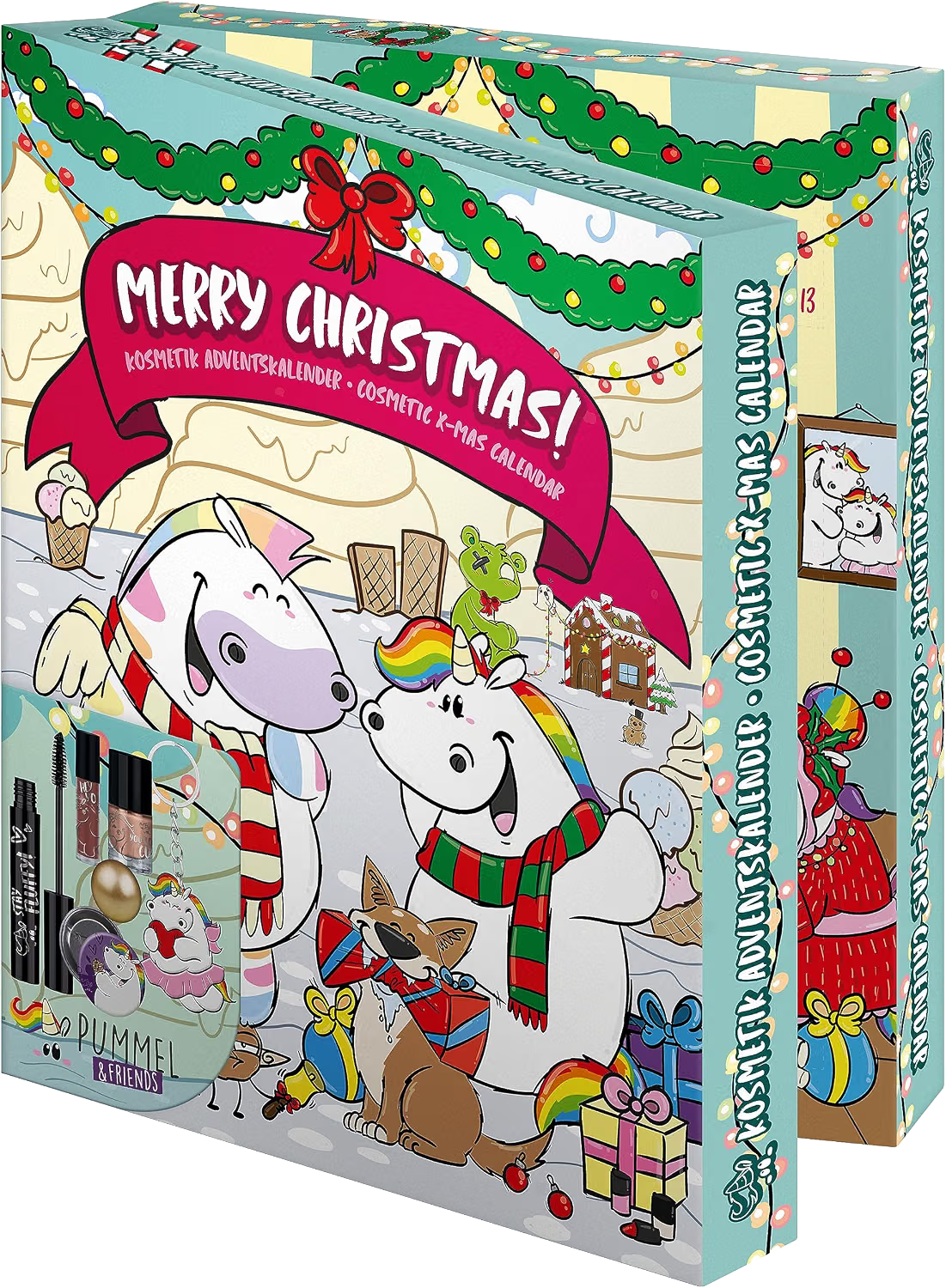 Pummel & Friends Beauty-Adventskalender mit Kosmetik und Accessoires